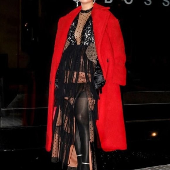 LADY IN RED Faux sherpa Teddy Coat - Picture 3 of 11